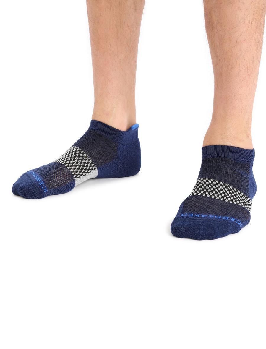 Chaussettes Icebreaker Merino Multisport Light Micro Homme Bleu Royal Bleu Marine | FR 1050YXFU